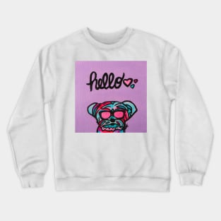 Hello Yorkie Crewneck Sweatshirt